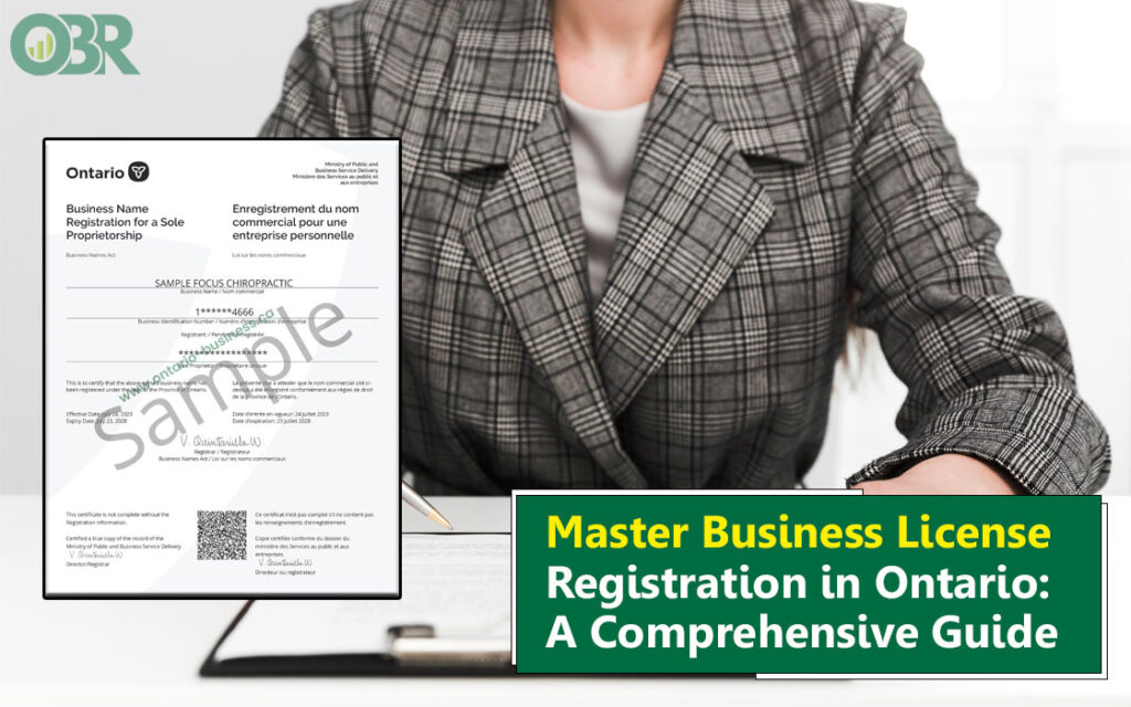 Master Business License Registration in Ontario